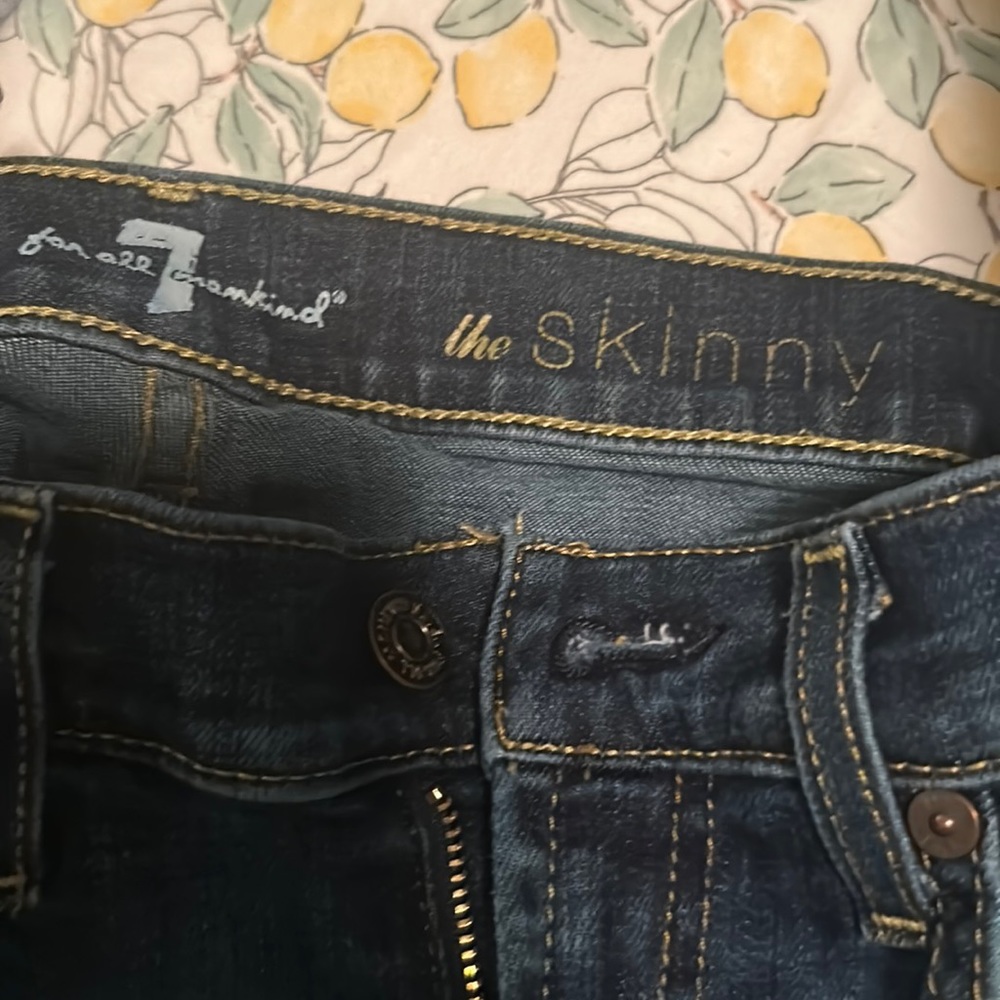 7 for man kind ripped denim